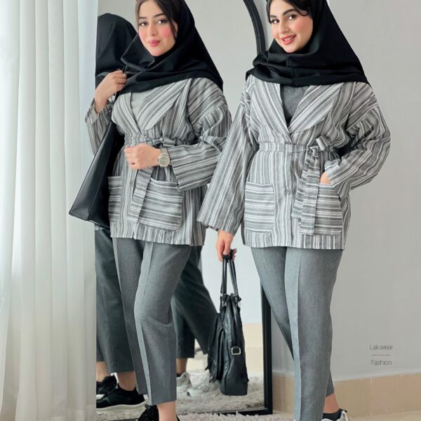 کُت لینن آرشال🩶