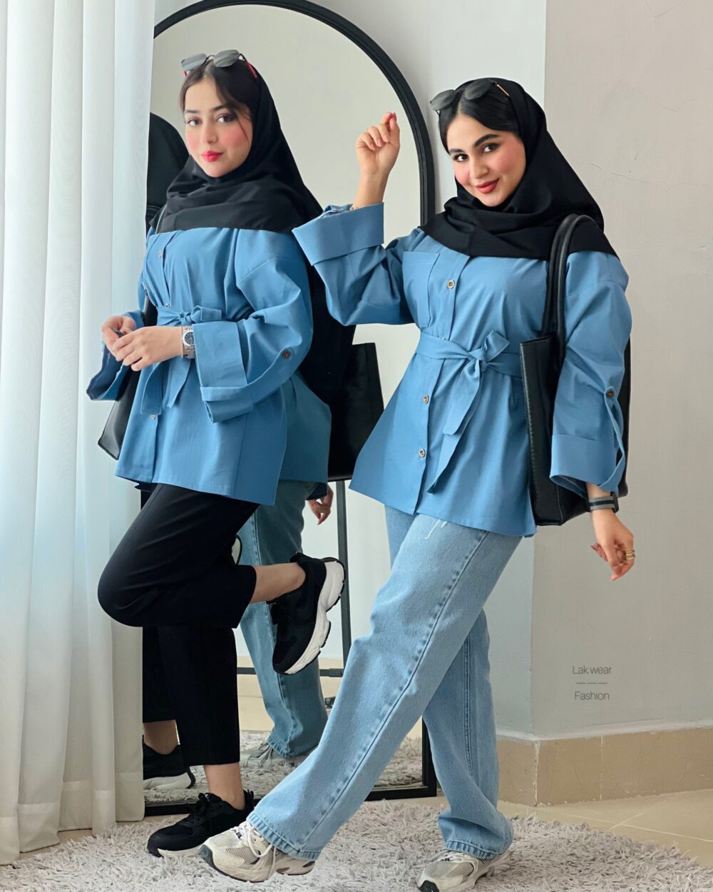 مانتو جین کاغذی💙