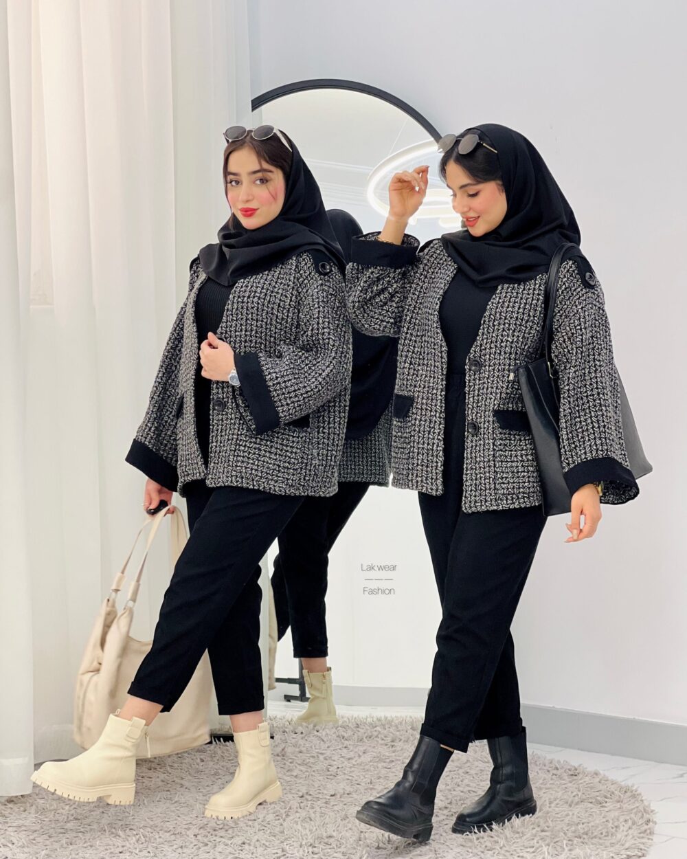 کت پشمی پیانو🖤 - Image 4