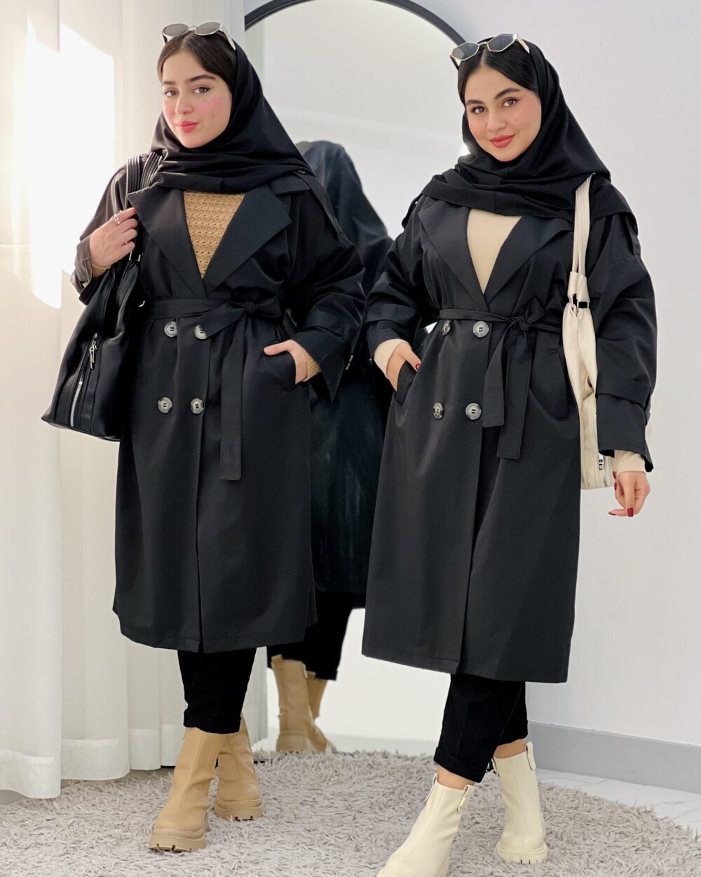 بارونی بلند سیلا🖤 - Image 2