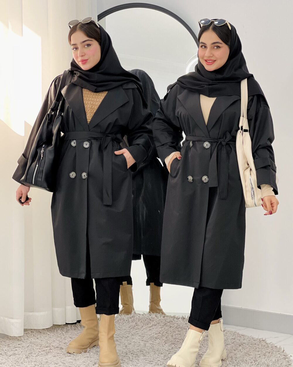 بارونی بلند سیلا🖤 - Image 3