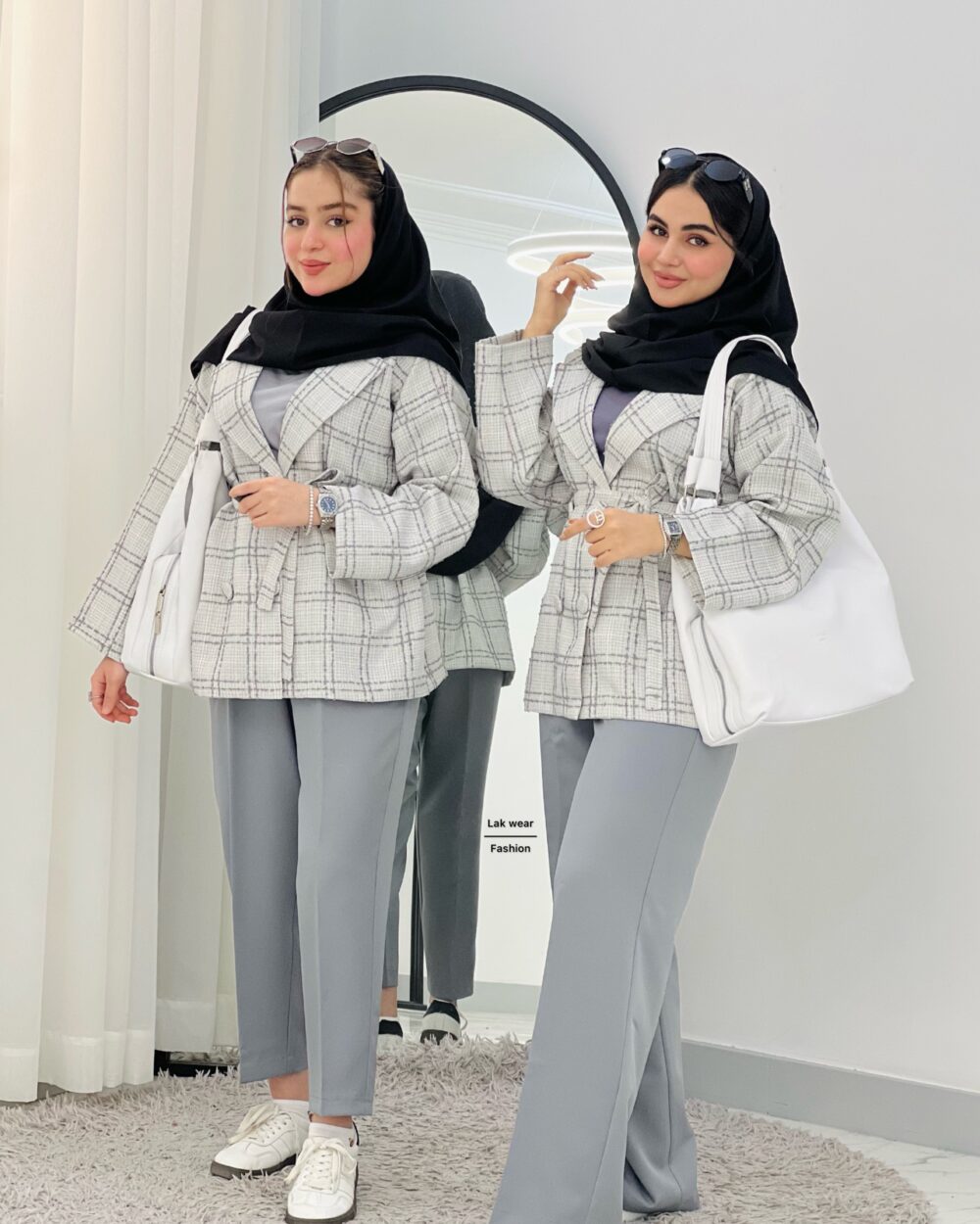 کت یقه انگلیسی لیدر🩶