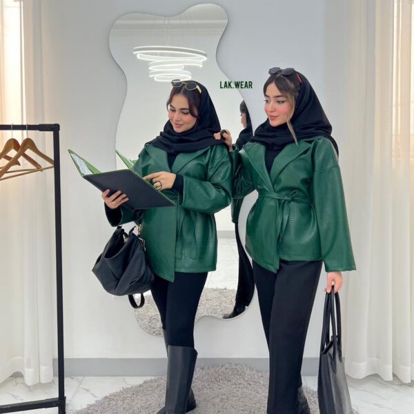 کت چرم پوست ماری❄️